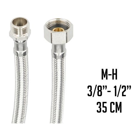 LATIGUILLO INOX. M3/8" X H1/2" 35 CM