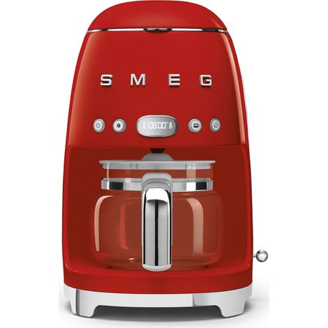 CAFETERA SMEG DCF02RDEU DE GOTEO, ROJA, DISPLAY LED, CAPACIDAD 1,4L. 1050W.