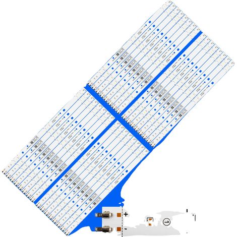 Striscia LED, lunghezza 318 mm, tensione 3 V, 3 LED per striscia, compatibile con diversi modelli, confezione da 32 pezzi (1/5)