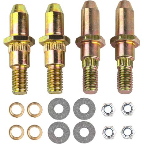Compatibile con i camion e SUV GMC Sierra e Chevy Silverado dal 1999 in poi - Kit di riparazione e boccole per cerniere delle portiere anteriori (4 set)