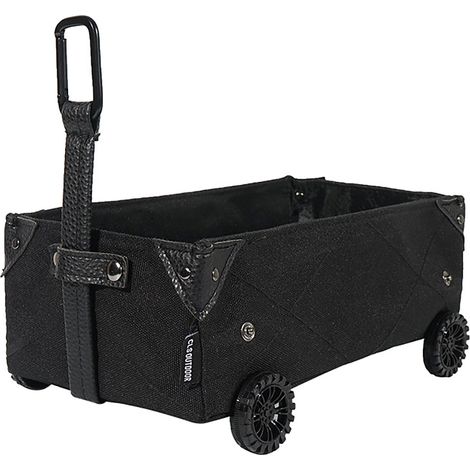 Chariot De Transport Pliable - Cadre En Acier - Roues Pivotantes - Pour Jardin, Camping, Picnic Et Intérieur - 1 Pièce (1/5)
