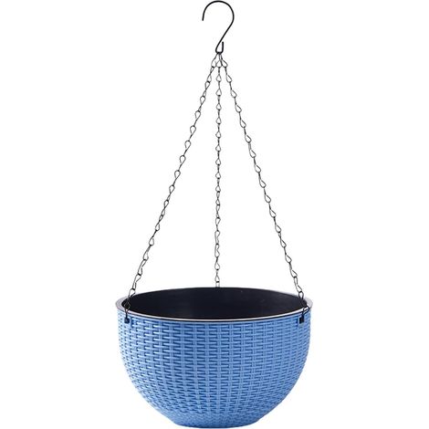 Jardinière suspendue en rotin pour la décoration intérieure et extérieure, plantes, maison, jardin (1/5)