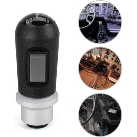 Manual gear shift knob – Part number 1377386 – Compatible with BMW 3 Series and 4 Series – Synthetic leather material – Black (1/5)