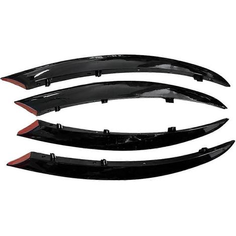 Compatible avec les modèles Classe C W205 2015-2019 C180 C200. Kit 4 pièces : spoiler de pare-chocs avant, baguettes décoratives, feux antibrouillard, spoiler de calandre. (1/5)