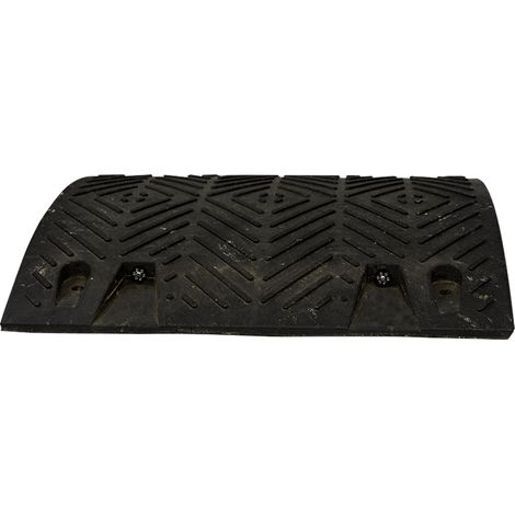 Novap – Module droit de ralentisseur noir H 60mm – Réduction de vitesse jusqu'à 10km/h – Kit de fixation inclus – 8003074