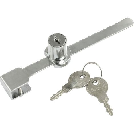 Ton argent Gezahnte Art Schiebeglas Fensterrahmenschloss anzeigen w Goût (45ba6f222f92f753c632075220
