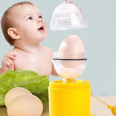 Egg Cutter Egg Maker, Egg Scrambler Shaker Whisk Hand Powered Golden Egg Maker Egg Yolk Mixer Kitche (1/5)