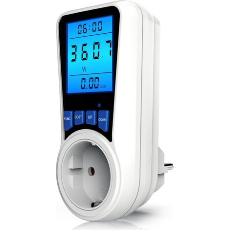 BEARWARE Energiekostenmessgerät Stromkostenmessgerät, max. 3680 W, Stromverbrauchszähler, Stromzähler (1/5)