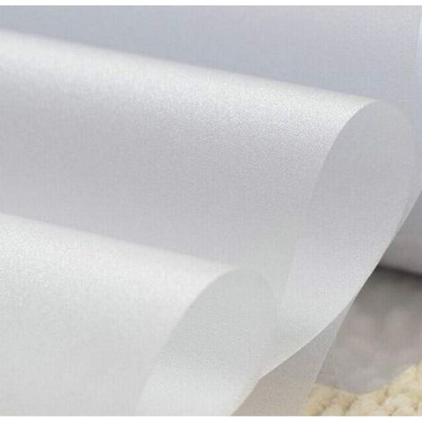 Film Fenetre Anti Regard Film Occultant Fenêtre Film Electrostatique Vitre Film pour Vitre Anti UV Film Opaque Mate pour Salle de Bain Chambre Cuisine 40x200 CM (1/5)