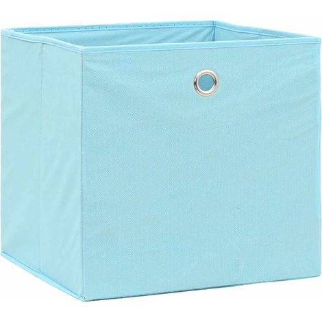 vidaXL Contenitori 10 pz in Tessuto non Tessuto 28x28x28 cm