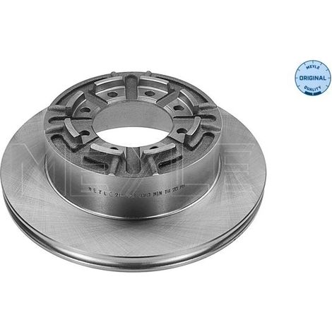 Lot de 2 Disques de frein Meyle 215 523 0010 IVECO 0 4247 1111 00190 8773