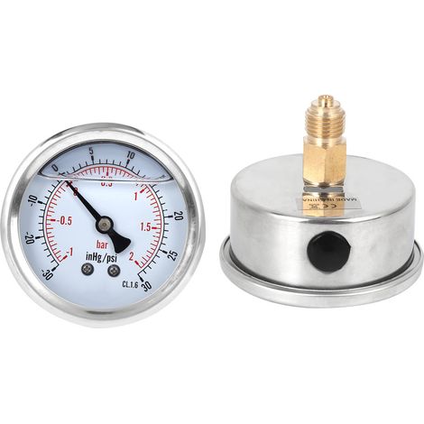 TS PGGZ60Z4-2bar 1/4BSP Y60 Axiales ölgefülltes Vakuummanometer für die Bergbauindustrie (1/5)
