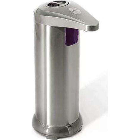 Distributeur automatique savon inox, ajustable, 250 ml, pour maison, téléphone, machine à laver, champagne (1/4)