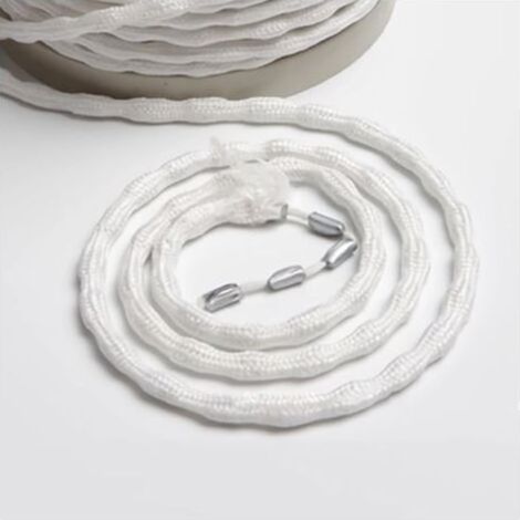 Asta per tende lunga 5 m – Peso 20 g/m – Poliestere resistente – Impedisce alle tende di sventolare al vento (1/5)