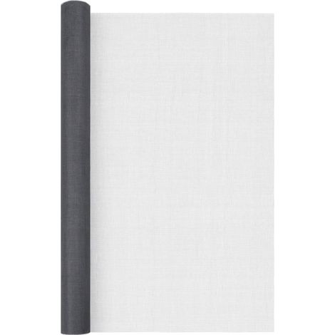 Maison Exclusive - Fliegengitter Fiberglas 100x2000 cm Grau