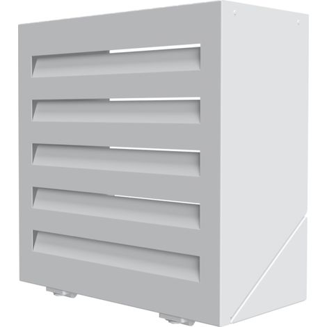 Cache tuyau d'Arrosage en Aluminium thermolaqué pour dévidoir mural - Taille 2 - Blanc