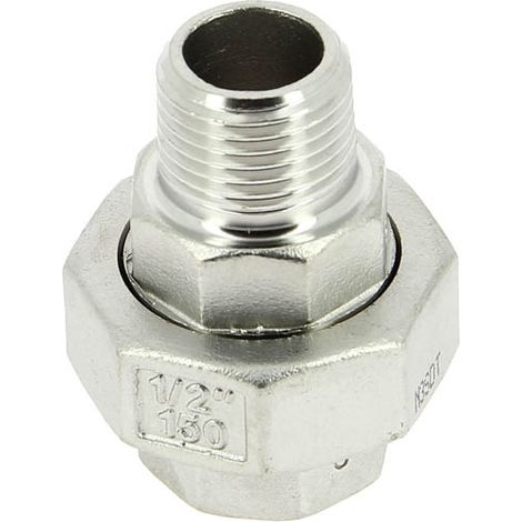Raccord union inox Mâle Femelle 1/2
