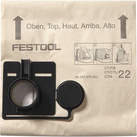 452973 Festool Sacchetto filtro FIS-CT 55/5
