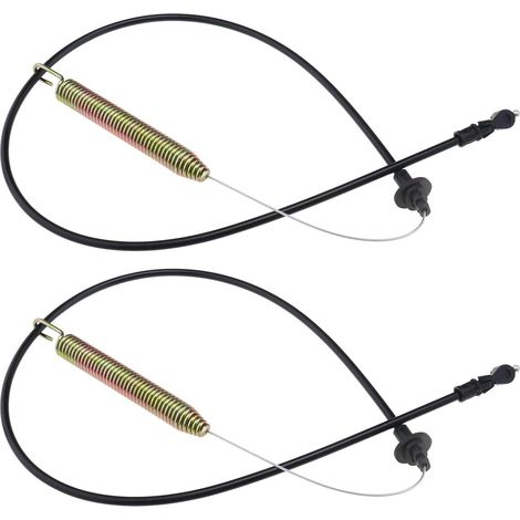 Lot de 2 câbles d'embrayage de rechange 175067 169676 532169676 532175067 21547184 compatible avec tracteur tondeuse (1/5)