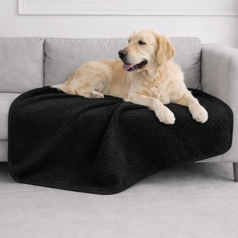 Dog Blanket, Waterproof Reversible Fleece 100x120cm, Sofa Bed Car Protector (1/5)