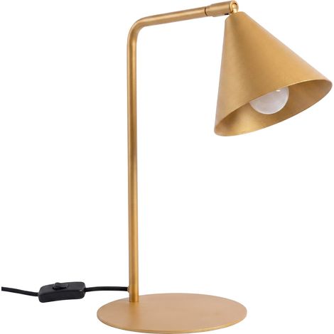 Schreibtischleuchten Nox gold 1xE14 18cm Stahl Sollux (1/4)