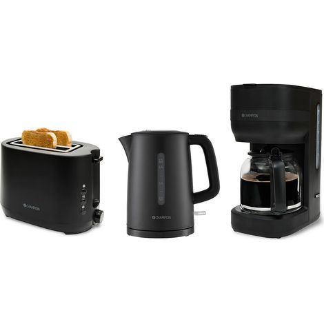 Champion Serie Matte Black conjunto desayuno negro mate