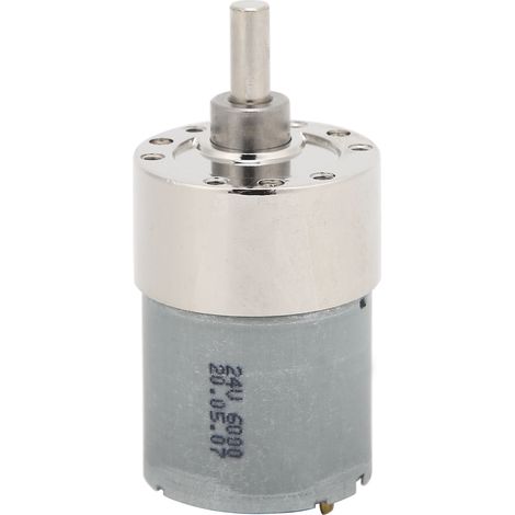 Moteur à courant continu à engrenages, micro-moteur à vitesse lente, couple élevé, aimant permanent, 24 V, XD-37GB3530, 500 tr/min (1/5)