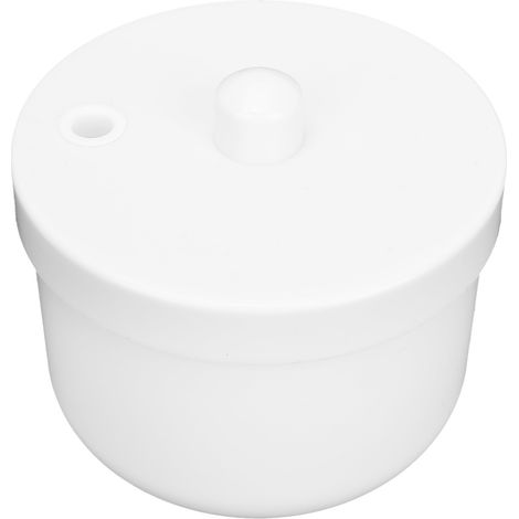 Boîte de trempage pour le nettoyage des fraises dentaires, porte-fraises dentaires, accessoire rond blanc (1/5)