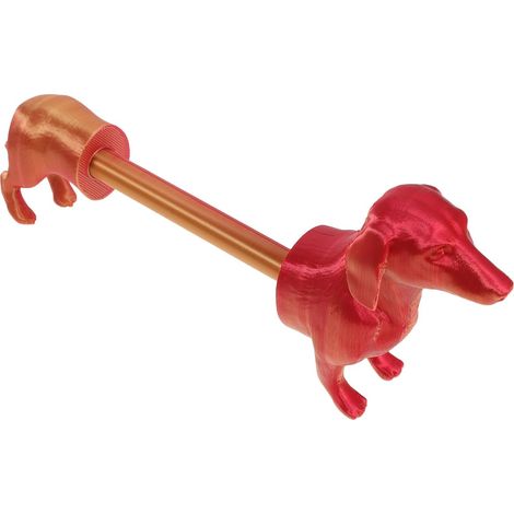 Porte-papier toilette décoratif en forme de chien 3D coloré, pour salle bain et cuisine, format (1/5)