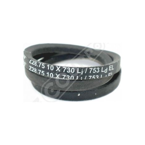 Courroie trapézoidale lisse Contitech Conti V Z28.75 10 x 730 Li / 753 Ld