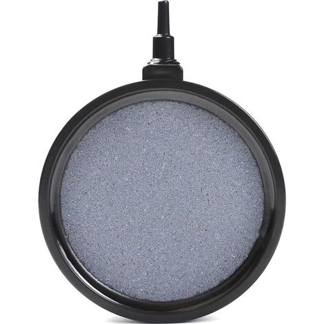 Piedra difusora de aire para acuario, disco de burbujas, piedra, acuario, estanque, placa difusora para acuarios, hidroponía, plataforma de oxígeno, tanque, 10,7 cm x 2 cm - Crezuo