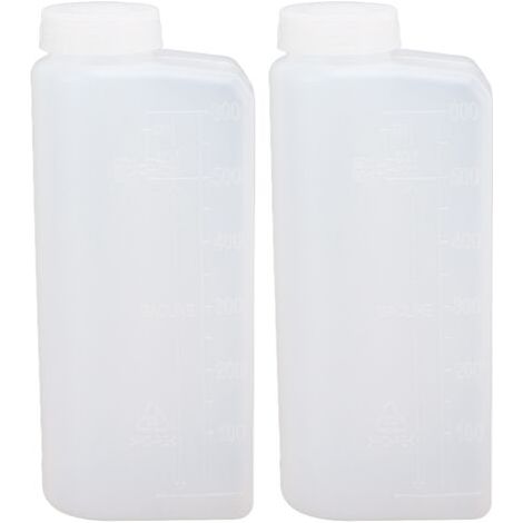 2 pièces 600ML 2 temps huile essence carburant mélange bouteille professionnel huile mélange bouteille conteneur pour trononneuse Machine à repasser (1/5)