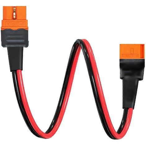 Câble d'extension XT60i avec connecteur mâle/femelle pour alimentation, panneau solaire, télécommande, drones et accessoires de batterie (multicolore) (1/5)
