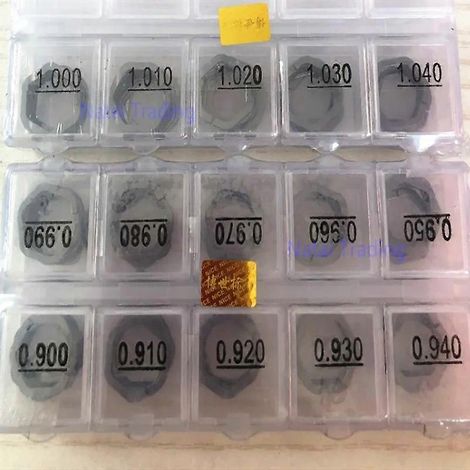 75 pièces pour cales de réglage de levée d'induit Siemens 0,9-1,04, joint d'injecteur piézo Common Rail, outils de réparation de rondelles d'injecteur diesel (1/2)