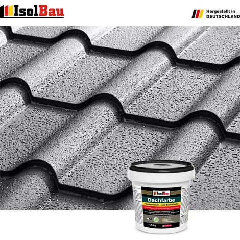 IsolBau Dachfarbe Anthrazit 1,5 kg (1/5)