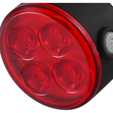 Helles, per USB aufladbares, blinkendes, rotes Fahrradrücklicht. Ideal für Rennräder. (1/5)