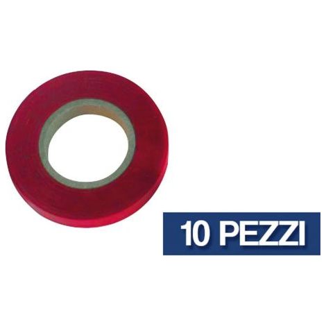 10 ROTOLI NASTRO PVC PER PINZA LEGATRICE MM 11X16 MT PIANTE VIGNETO FIORI 37588