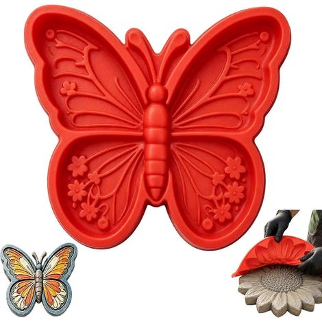 Moules réutilisables pour dalles de jardin tournesol et colibri moules en béton tournesol n°1 (1/5)