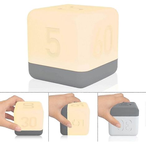 Veilleuse LED pour enfants, réglable avec fonction minuterie, lampe de chevet rabattable (blanc chaud) (1/5)