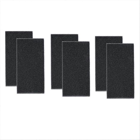 Packung mit 6 Schaumstoff-Trocknerfiltern, kompatibel mit den Modellen 429410, ANH-628504 und D9866E SP-13. (1/5)