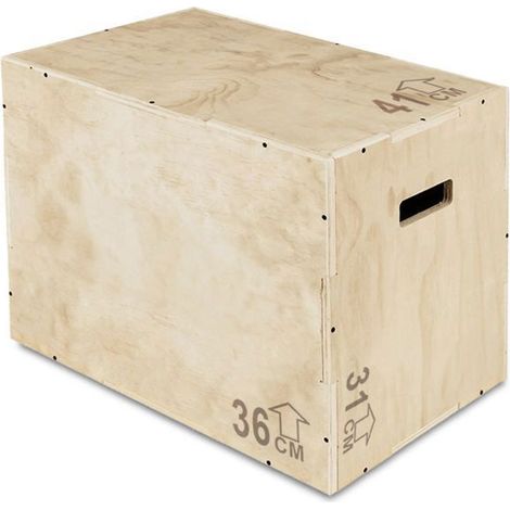 Sprungbox Divit SB6 Plyo-Box Holz 31x36x41 cm