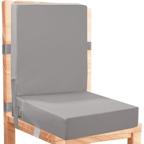 Rehausseur Chaise Enfant 2 pièces, PU Imperméable à l'eau Fort Support Portable Chaise Surélevée, Adapté pour les Repas des Jeunes Enfants, Coussin de Chaise Surélevée Facile à Nettoyer (1/5)
