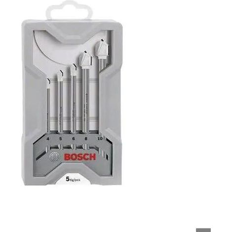 Bosch CYL-9 Ceramic Set di Punte per Piastrelle 5 pezzi