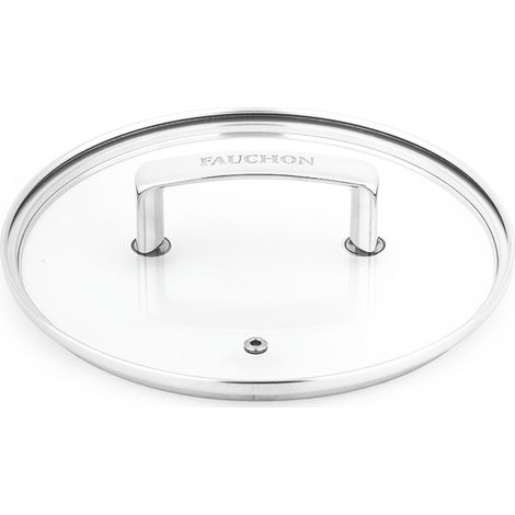 FAUCHON ART DE LA TABLE - Couvercle 20cm en verre et en aluminium SIGNATURE