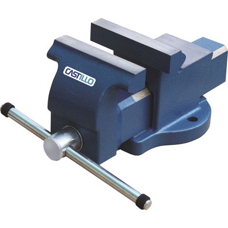 Morsa da banco KANCA, apertura 125 mm, con base fissa e ad alta resistenza.