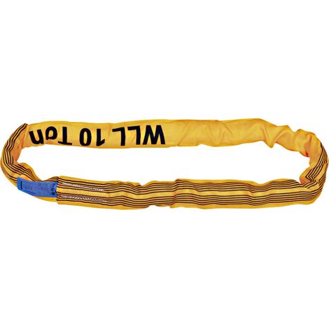 Petex 47210335 Rundschlinge Arbeitslast (WLL)=10 t Orange EN 1492-2 DIN 1492-2