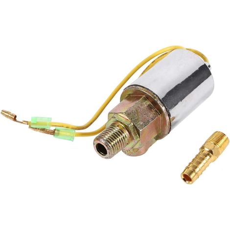 Vanne électromagnétique, Vanne électrique 6.35mm de Vanne électromagnétique de Klaxon Pneumatique de Klaxon d'air de Camion de Train en Métal de la Voiture 24V (1/5)