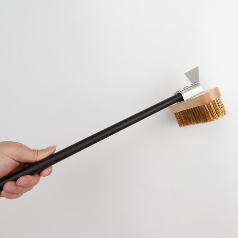 Filiyano-Brosse pour four à pizza, brosse de nettoyage en laiton pour four à pizza, brosse pour gril en laiton, grattoir pour gril, brosse (1/5)