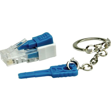Roline 21.17.3067 ROLINE Modular Stecker RJ-45, verschliessbar 21.17.3067 Transparent 1 St.