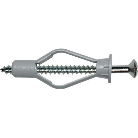 Cheville Nylon 8X40 Avec Vis bois Tête fraisée 4X45-1 pièce